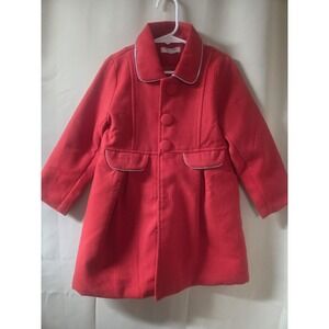 Girls Mud Kingdom Red Dress‎ Coat
